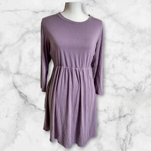 Maurices Lavender Long Sleeve Dress